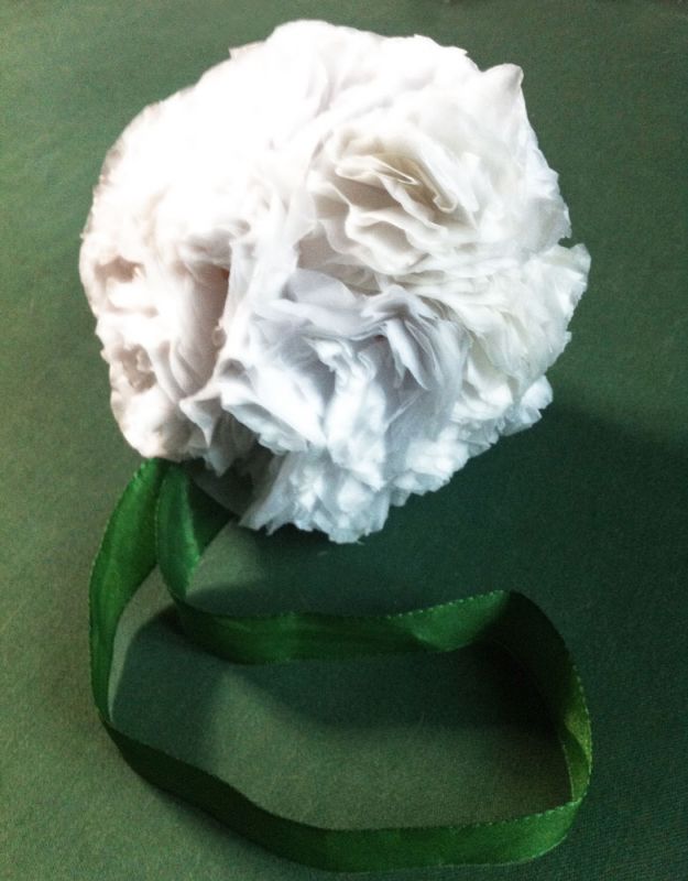 pompom decoración bodas